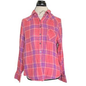 Mudd Button down Shirt Sz Large Plaid Y2K Rodeo Western Bohowestern Countrygirl